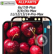 ALLPARTS LCD for iPhone 6 6s 7 8 Plus SE X XS XR XS MAX 11 12 Pro Max 13 14 LCD Screen Replacement S
