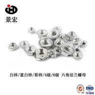 Galvanized Manufacturer GB6177 Hex Flange M8 Nut Nut 6923 Nut White Zinc Sale Flange Flange M6 FO1R