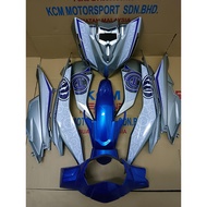 COVER SET SM SPORT 110R / SM SPORT 110E BATIK BIRU / MERAH PURBA DESIGN