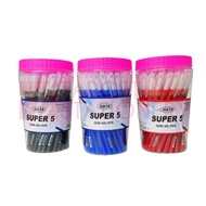 Hata Super 5 Semi Gel Pen 60pcs/box) 0.5mm