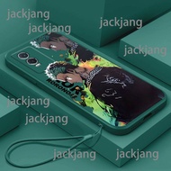 เคส VIVO Y76S-5G Y76-5G เคสโทรศัพท์หนึ่งชิ้นดีไซน์เคสโทรศัพท์ TPU พร้อมสายคล้องเดียวกัน