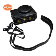 PU Leather Camera Bag Camera Bag Leather Case with Shoulder Strap for   G7x Mark Ii / G7x Mark Iii A