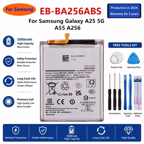 Replacement Battery For Samsung Galaxy A25 A33 A53 5G A32 A90 A80 A51 A31 A40 A20e A10e A5 2017 All 