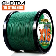 GHOTDA Braided Line X8/16 100M/300M Strong Tension 18-200LB PE Wire For Bass Carp Fishing Accessorie
