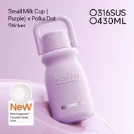 HOLOHOLO Ceramic Coating Thermos Cup Portable Birthday Gift Cold Water Bottle Leak-Proof with Handle