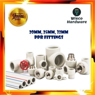 20MM 25MM 32MM PPR Fitting Valve Socket Female Socket Male Socket Male Tee Female Tee