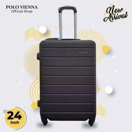 HITAM Complete Polo Vienna 24 Inch Luggage Suitcase Black Luggage