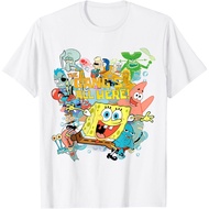 Spongebob Squarepants The Gangs All Here! Baby Clothes T-Shirts Tops for Boys, Girls, Women, Boys, G