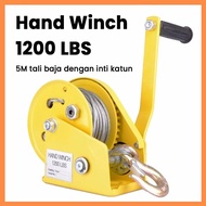 Hand Winch1200 Lbs Wire Rope Hand Winch Kualitas Tinggi Hand Winchhand Winch Boat Winch Powertec Han