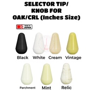Selector USA Switch Tip fits OAK Grigsby / CRL / Ernie Ball Electric Guitar switch selector knob inc