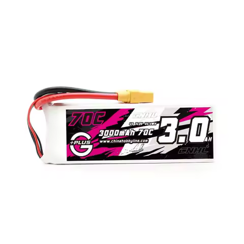 CNHL Lipo 3S 4S 11.1V 4.8V 3000mAh Battery 70C With XT90 Plug For RC Quadcopter Helicopter Airplane 