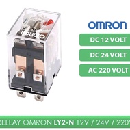 Omron LY2N 12VDC Relay 24VDC/ 220VAC/ LY2-N Relay/ OmronOriginal + OMRON Socket 100%Original