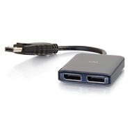 Legrand - C2G DisplayPort 1.2 Dual DP, 2 Port Monitor Splitter, Mini Displayport Adapter, 4k Monitor