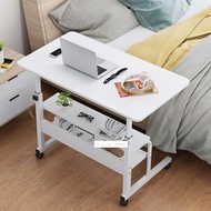 Meja Laptop Lipat Adjustable Portable Rotate Laptop Desk 2/ 3 Tingkat - Warm white