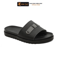 Dép quai ngang nam da bò MLS09 | Anh Tho Leather