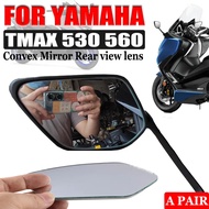 puncutua For Yamaha T-MAX TMAX 530 560 TMAX530 TMAX560 Accessories Convex Mirror Increase View Vision Lens Rearview Mirror Side Mirrors