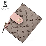FOXER Women Wallet Exclusive Design Ladies Wallet PVC Artificial Leather Coin Purse Elegant  Short W