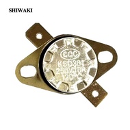 [Shiwaki] 2x2pcs KSD301 Thermostat Normal Closed Temperature Thermal Control Switch 250V
