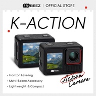 KitBeez K‑Action 5K 48MP Action Camera Magnetic Dual‑Screen Stabilized Pocket Camera for Vlog Sports