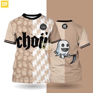 (DIY Custom Name)CHOII Brown BEAR EDITION Choii Baju Tshirt Lelaki Thailand Viral Jersey Retro Colla