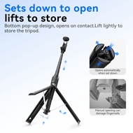 Amgras Tripod X02 Selfie Stick Phone Tripod Anti-Shake Portable Stand Retractable 1640mm Bluetooth R