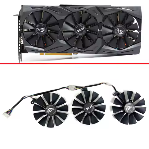Cooling Fan NEW 87mm FDC10U12S9-C T129215SU Graphics Card for Asus Strix RTX 2060 OC Edition ROG STR