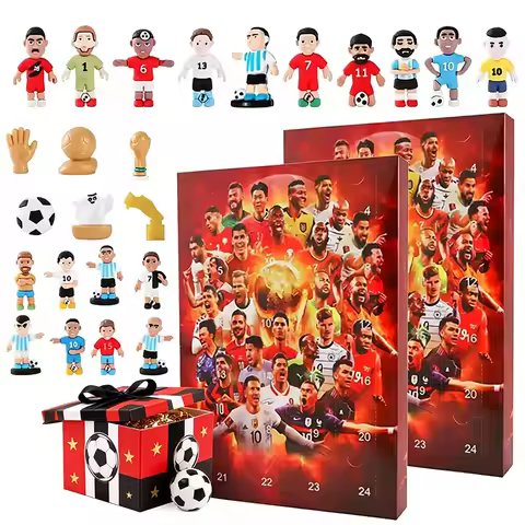 Soccer 24 Day Advent Calendar Sports Christmas Advent Calendar Xmas Countdown Calendar Surprise Blin