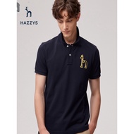 [Readystock] Hazzys Hazzys Spring Summer New Style Short-Sleeved Sports Casual Polo Collar T-Shirt T