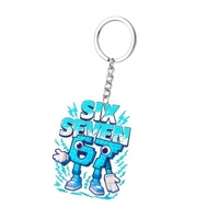SJM 67 Number Letter Designs Fashion Acrylic Keychain Suitable for Keys Bags