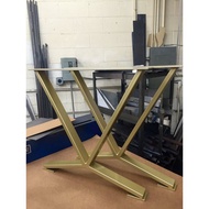 V-Shaped Dining Table Base, Industrial Base