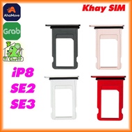 Replacement Sim Tray for iPhone 8/SE2/SE3 iP8 /SE 2020/SE 2022 1 SIM version Type with Waterproof Se