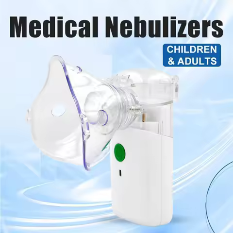 Portable Mini Handheld Atomizer Nebuliser Inhaler Ultrasonic Vibrating Medical Mesh Nebulizer Machin