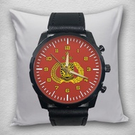 Men's Watch POLICE POLICE Black Leather Quartz Analog 01