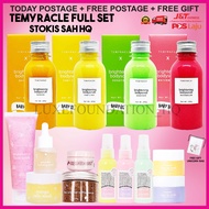 TEMYRACLE Body Scrub Brightening , Merdeka Lip Scrub, Cushy Lip Balm, Coffee Scrub, Detox Mask READY
