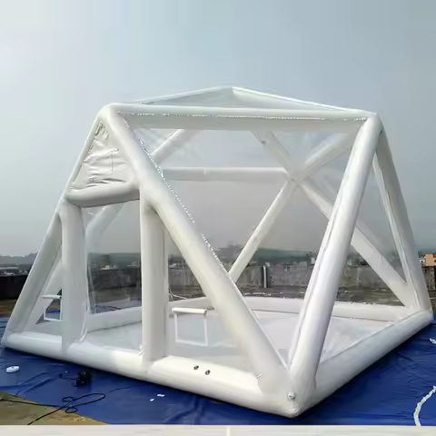 Diamond Shape Bubble House Dome Igloo Tent Inflatable Camping Transparent For Party