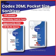 CODEX 75% Alcohol Pocket Sanitizer 20ML