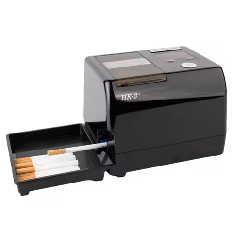 HK-3+ Automatic Tobacco Injector Roller Machine for Smoking 6.8mm/8mm Slim/King Size 25W Cigarette R