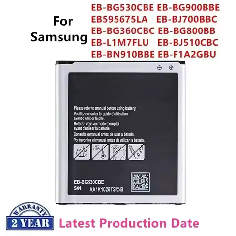 Brand New Battery For Samsung Galaxy S3 S5 S4 J7 J5 A7 A5 A3 Note 1/2/3 Note 4 Grand Prime J3 S7560