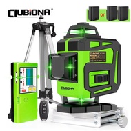 Clubiona 16/12 Lines Laser Level green line Self-leveling 360 Horizontal And Vertical Super Powerful