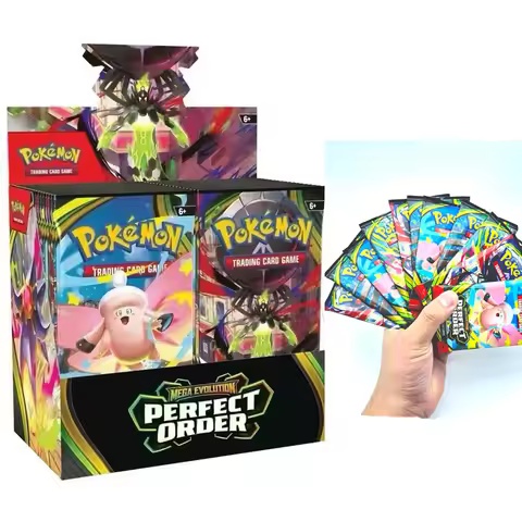 360pcs English Pokémon Trading Card Game MEGA Evolution Phantasmal Flames Collectible Cards Pokémon 