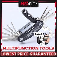 MCFIT 16 in 1 Bicycle Tools Sets Mountain Bike Bicycle Multi Repair Tool Kit Hex Spoke Wrench Screwd