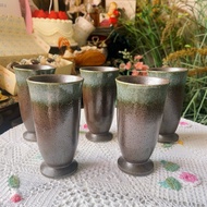 Set of 5 tall cups