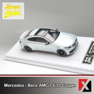 Howie Model 1:64 Mercedes Benz AMG C63S Coupe Silver