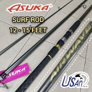 ASUKA AIRWAVE 12KAKI - 15KAKI SURF ROD JORAN PANTAI PANCING SURFT CAST