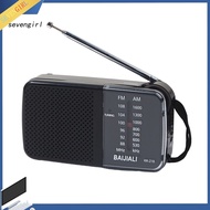SEV Portable Radio Small Size Radio Portable Am Fm Radio with Hifi Stereo Sound and Multifunctional Locking Switch Compact Dual Band Radio for Reception and Low for Travel