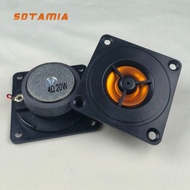 SOTAMIA 2Pcs 2 Inch Tweeter Audio Speaker 52mm 4 Ohm 20W HIFI Treble Speaker Sound Music Power Louds