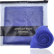 XIANZANDER African Loofah Net, African Exfoliating Net, African Exfoliating Sponge, Deep Cleaning, B