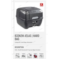 Givi Box B33NM & B33N2M SMOKE (Siap Base/Free Shipping) ATLAS 33Ltr New 2022