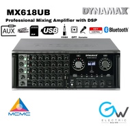 DYNAMAX MX618UB 200W Mixing Karaoke Amplifier with DSP, Bluetooth, USB, SD, AUX, OPTICAL (MCMC Approval)
