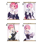 REM RE: Zero wall painting / ANIME Re Zero Rem MPP hanging photo
